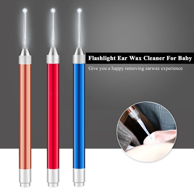 Flashlight Earpick Ear Wax Cleaner Baby Earwax Remover
