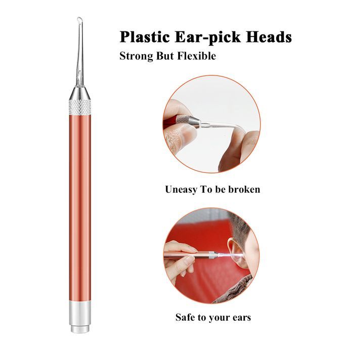 Flashlight Earpick Ear Wax Cleaner Baby Earwax Remover