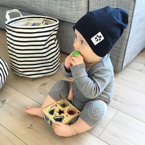 Baby Elastic Anti-Slip Knee Pad For Crawling-1Pairs