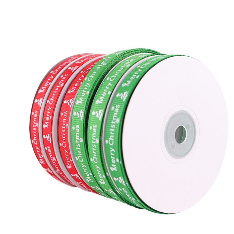 3 PCS Double-sided Christmas Gift Box Ribbon