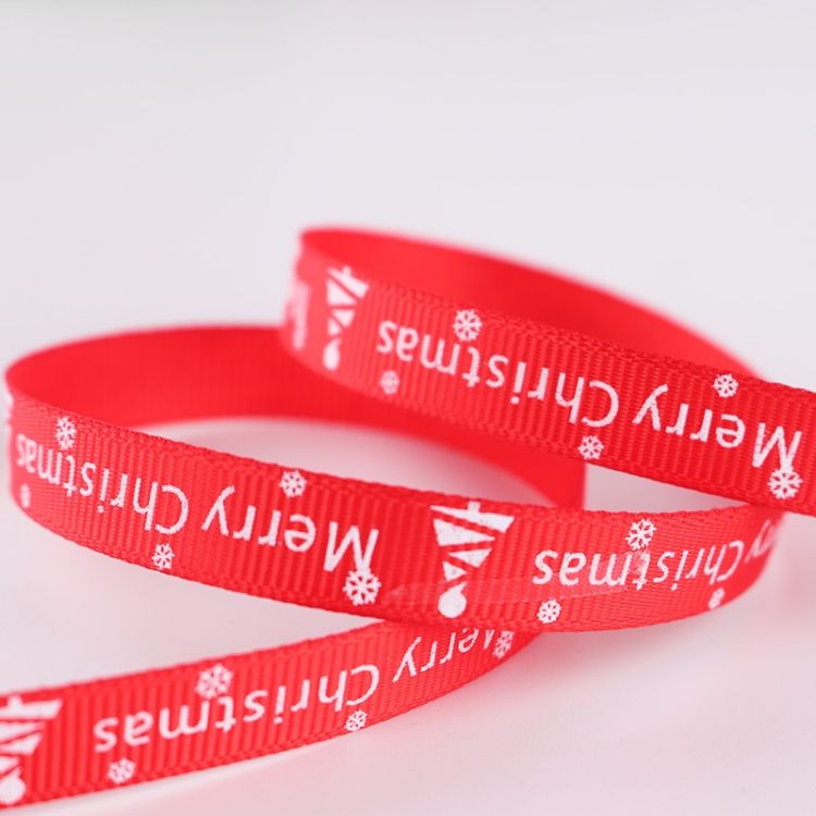 3 PCS Double-sided Christmas Gift Box Ribbon