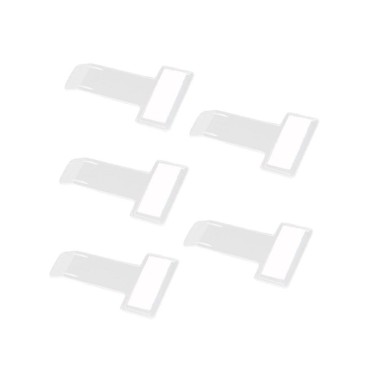 5Pcs Car Ticket Holders Multifunctional Parking Permit Holder Clips Clear