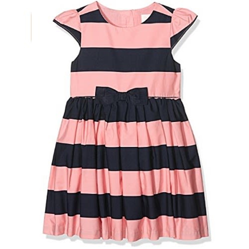 Girl's Bold Stripe Dress