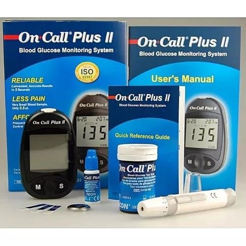 On Call Plus Blood Glucose Monitoring System Kit