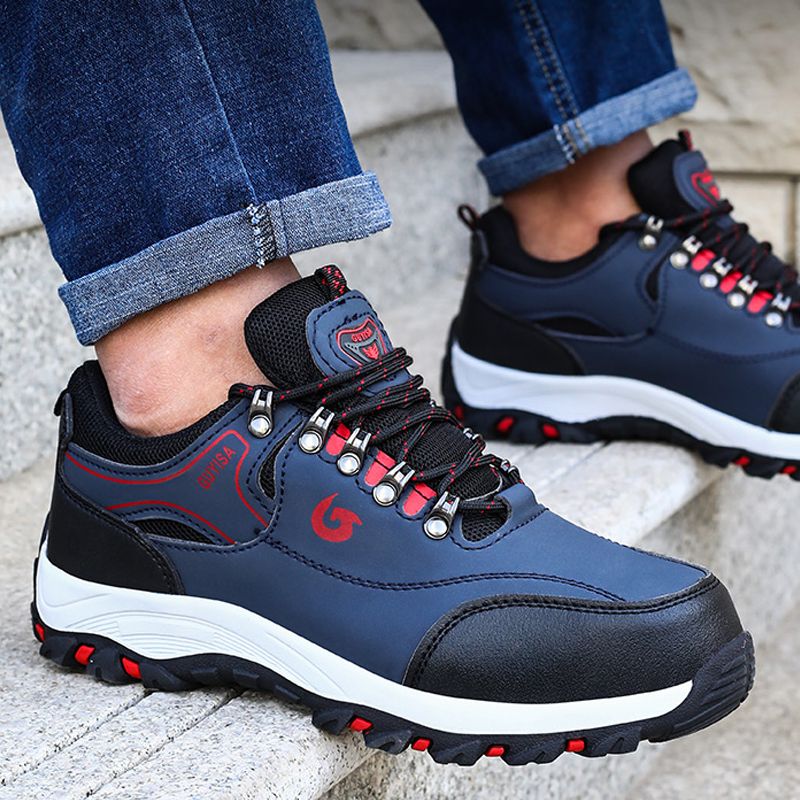 Safety Shoes Men Outdoor Hiking Shoes Work Sneakers