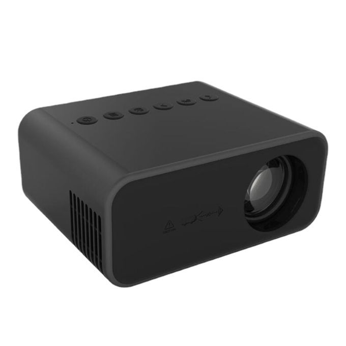 Mini Projectors LED Miniature Projector For Family Thanksgiving Black