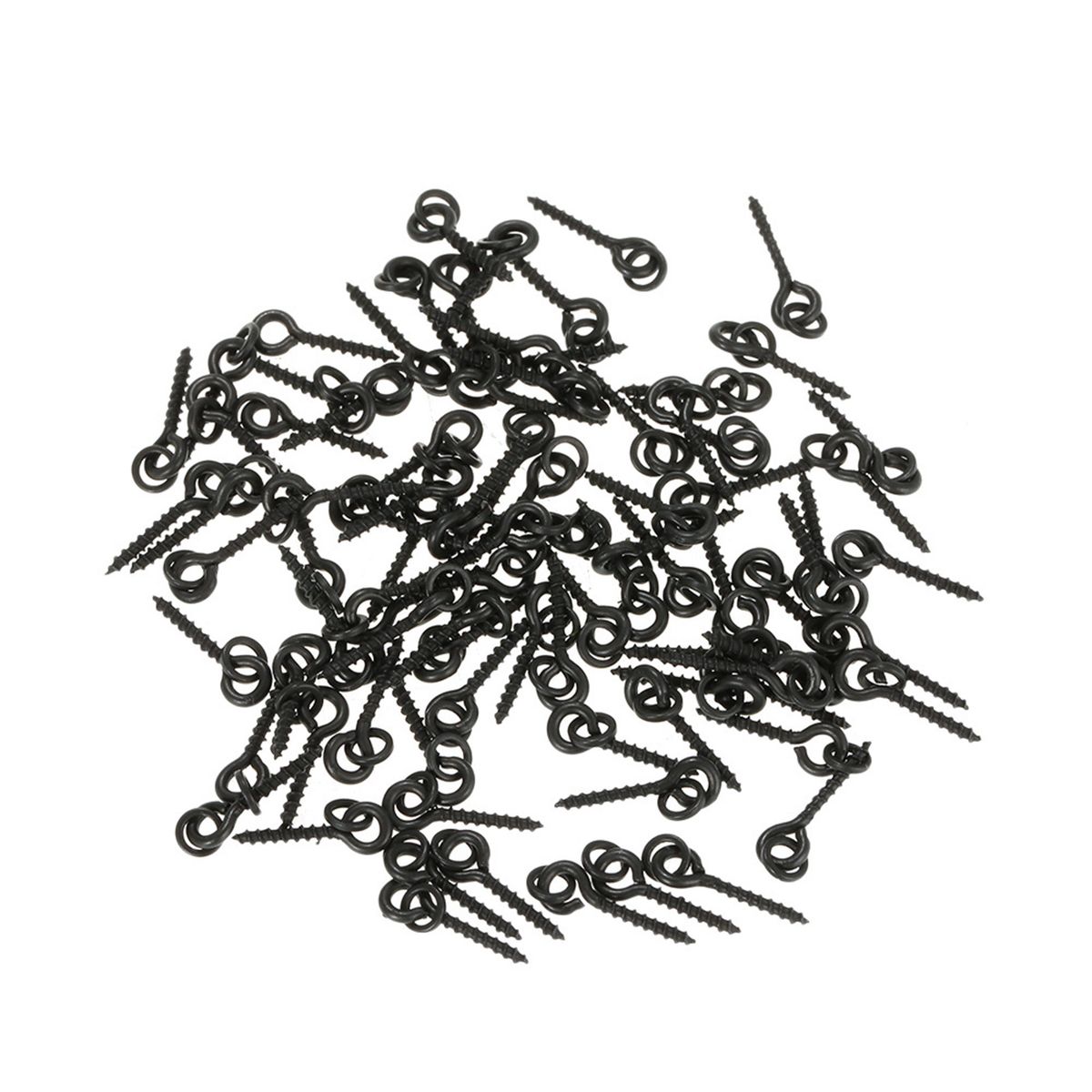 100Pcs Threaded Boilie Bait Screws For Carp Hair Rigs Hooks