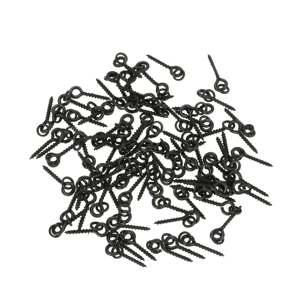 100Pcs Threaded Boilie Bait Screws For Carp Hair Rigs Hooks
