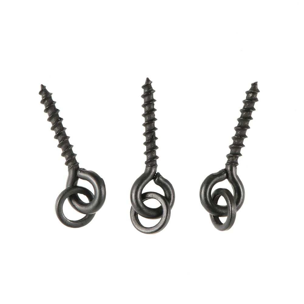 100Pcs Threaded Boilie Bait Screws For Carp Hair Rigs Hooks