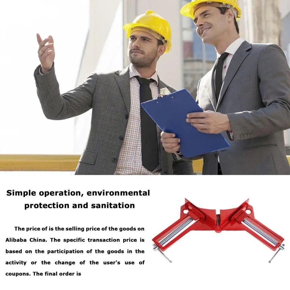 Multifunction 4inch 90 degree Right Angle Clip Picture Frame Corner Clamp 100mm Mitre Clamps Corner Holder Woodworking Hand Tool