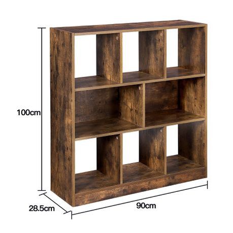 BOOKCASE FREESTANDING BOOKSHELF WITH OPEN SHELVES