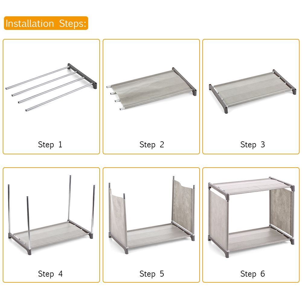 4-Shelf Bookcase Book Shelves Bookshelf Storage Bin Books