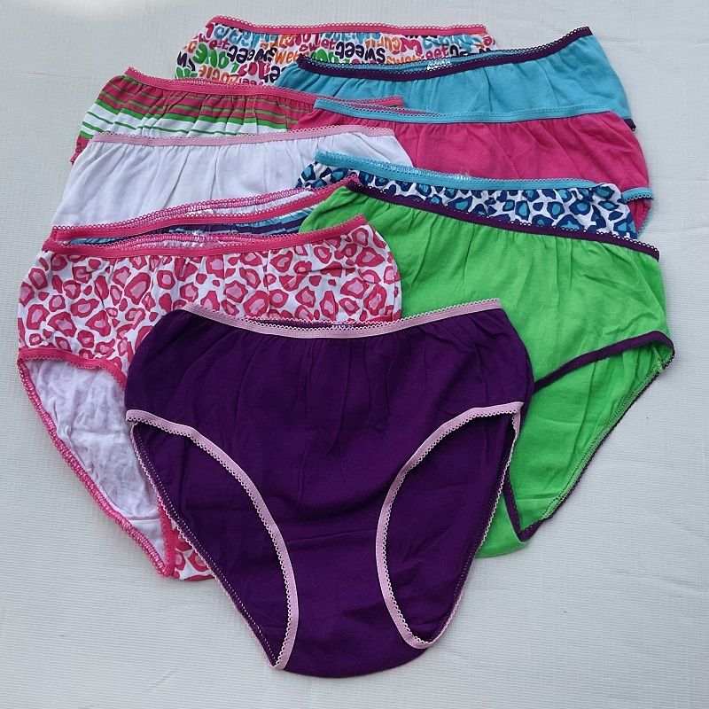 Set Of 10 Girls Hipsters Brief