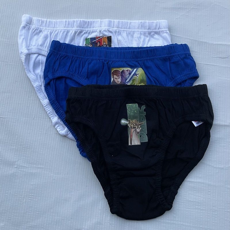 Pack Of 3 Boys Briefs