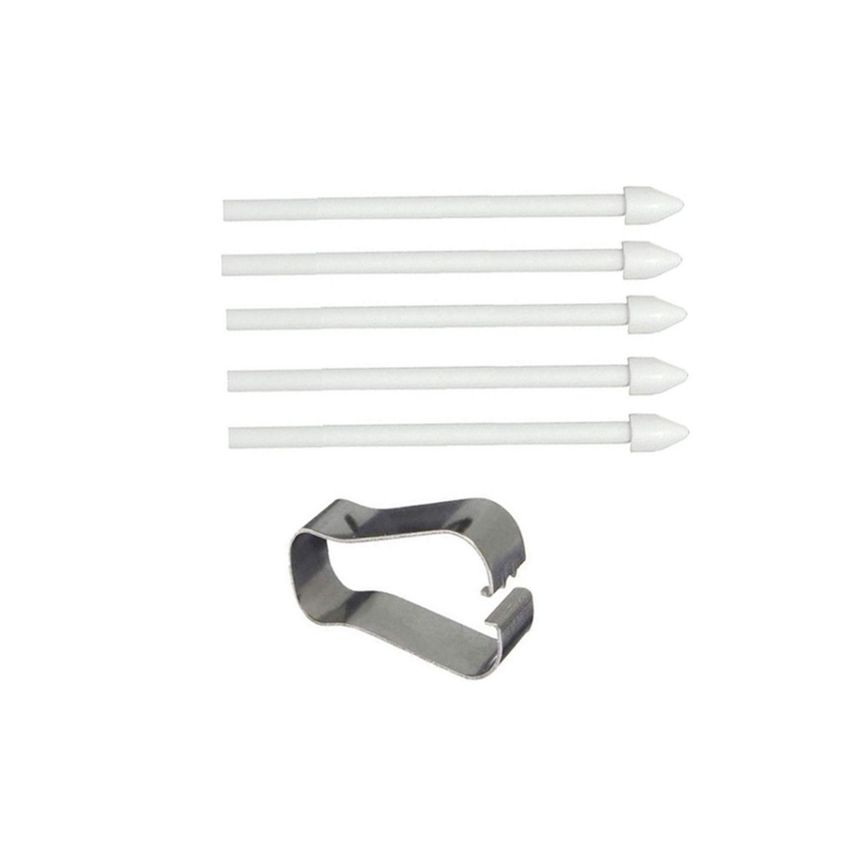 10Pcs Touch Stylus Tips Nibs with Metal Clip for Samsung