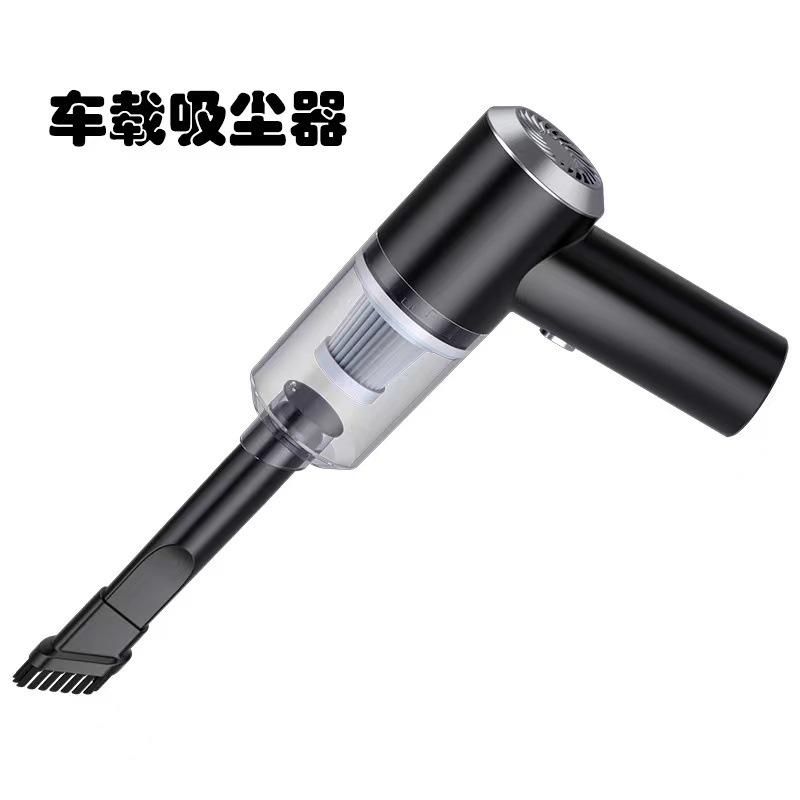 Car vacuum cleaner car wireless charging car wet and dry dual-use mini convenient handheld mite removal vacuum cleaner home Black wireless charging model 6000PA