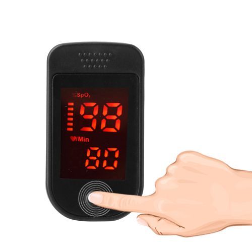Home Health Care Fingertip Pulse Monitor LED Digital Display