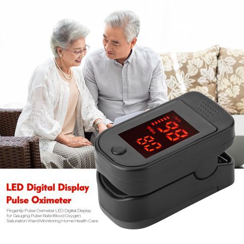 Home Health Care Fingertip Pulse Monitor LED Digital Display