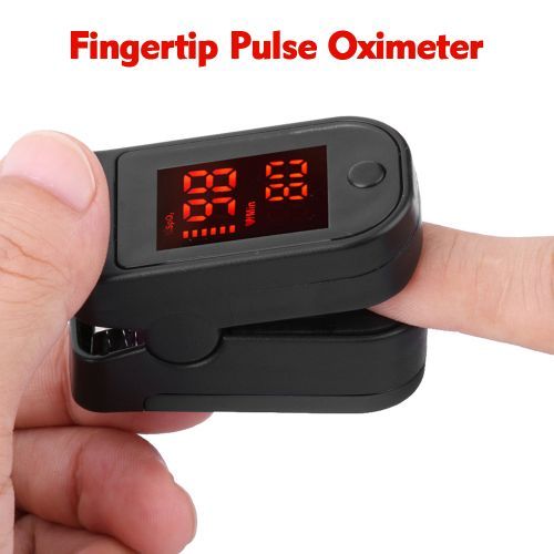 Home Health Care Fingertip Pulse Monitor LED Digital Display