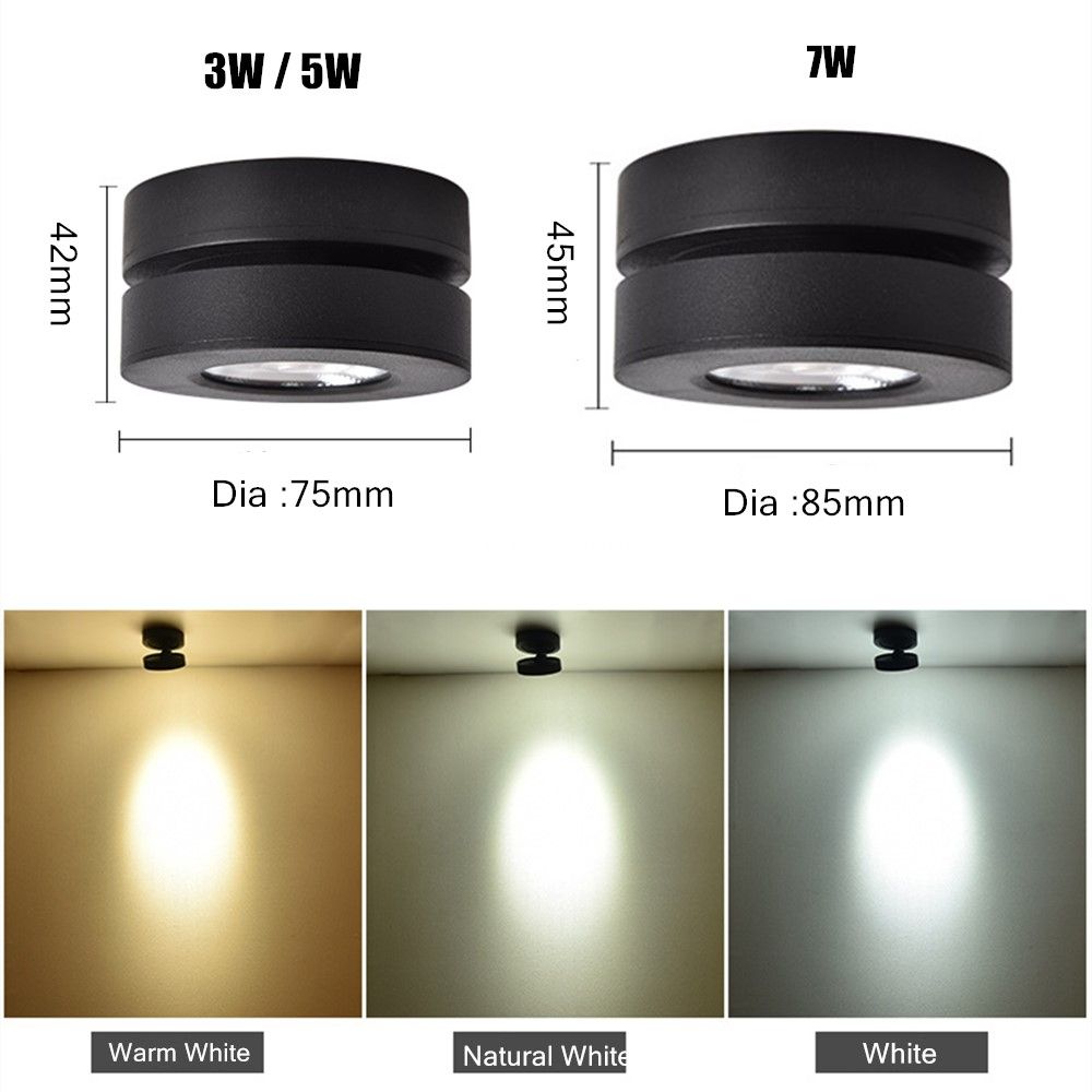 [DBF]Angle Adjustable LED Surface Mounted Downlight 360