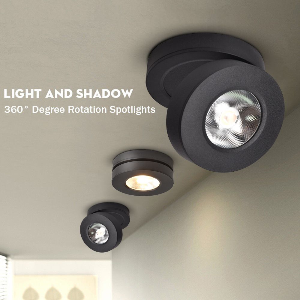[DBF]Angle Adjustable LED Surface Mounted Downlight 360