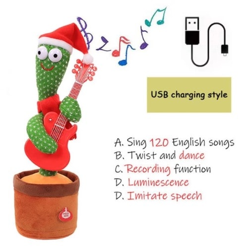 Dancing And Talking Cactus Rechargeable Cactus Children Toy