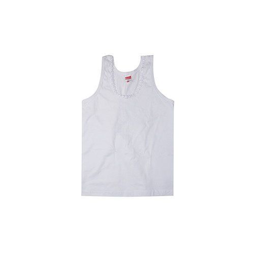 Children Singlets For Girls- 3in1 White