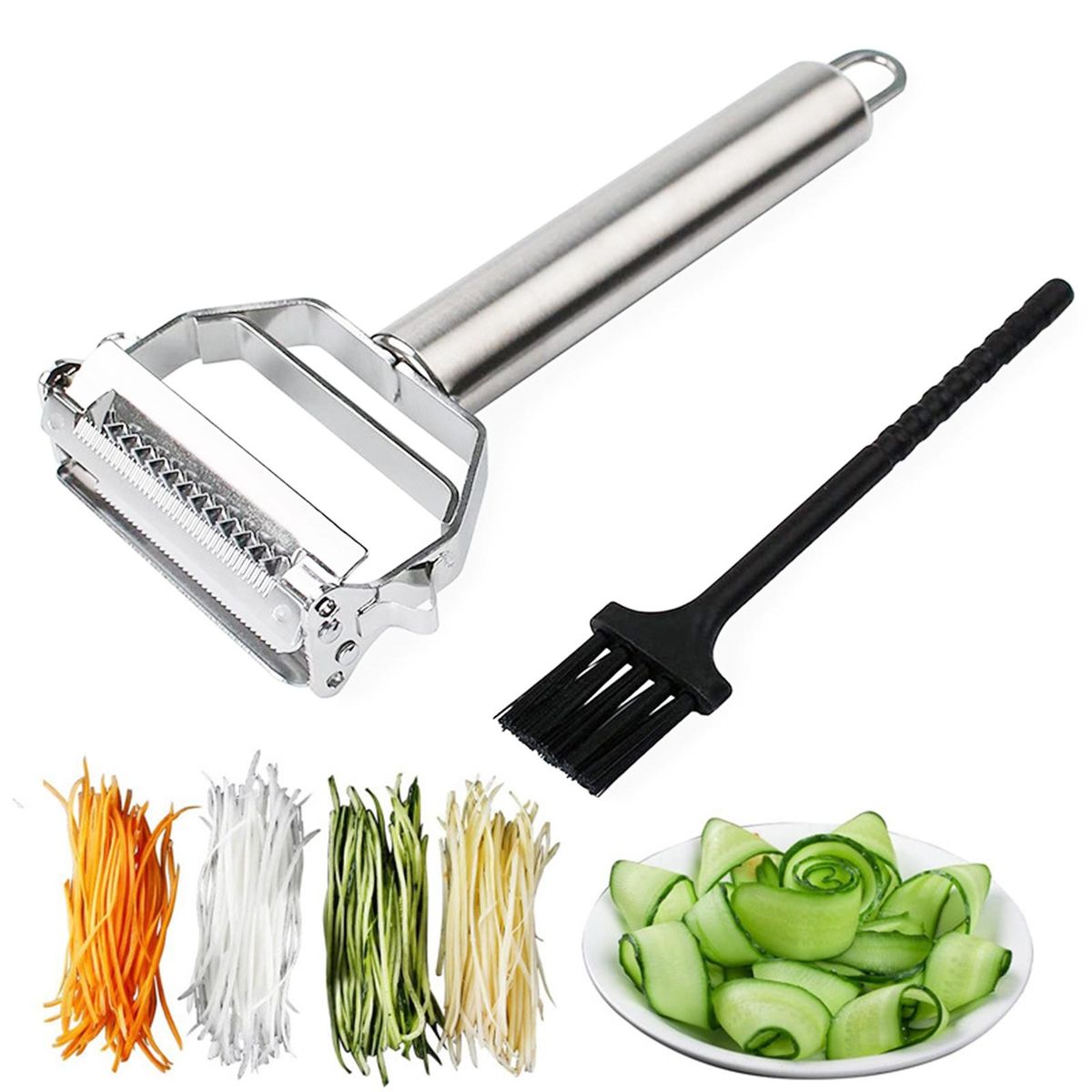 Handy Peeler Stainless Steel Dual Blade Peeler Multifunctional Kitchen Stainless Steel
