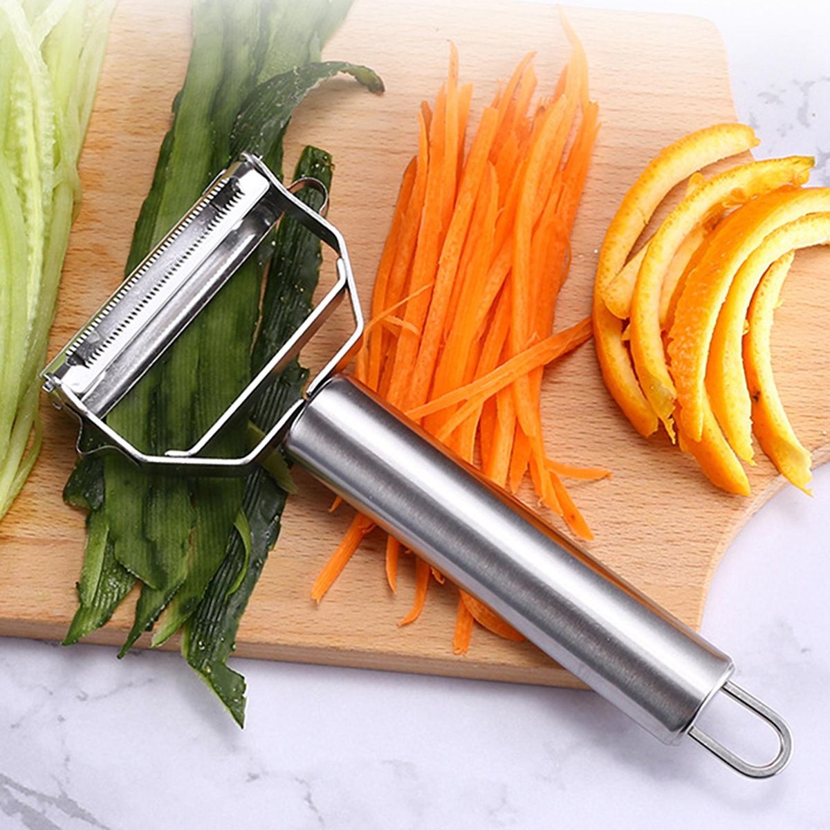 Handy Peeler Stainless Steel Dual Blade Peeler Multifunctional Kitchen Stainless Steel