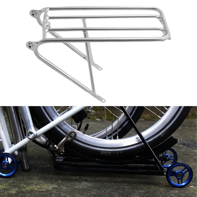 Bicycle Rear Bracket Luggage Carrier Tailstock Cargo Panniers Silver