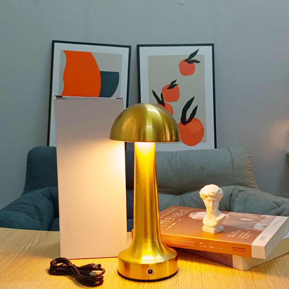Usb Rechargeable Touching Control Bedside Dimmable Table