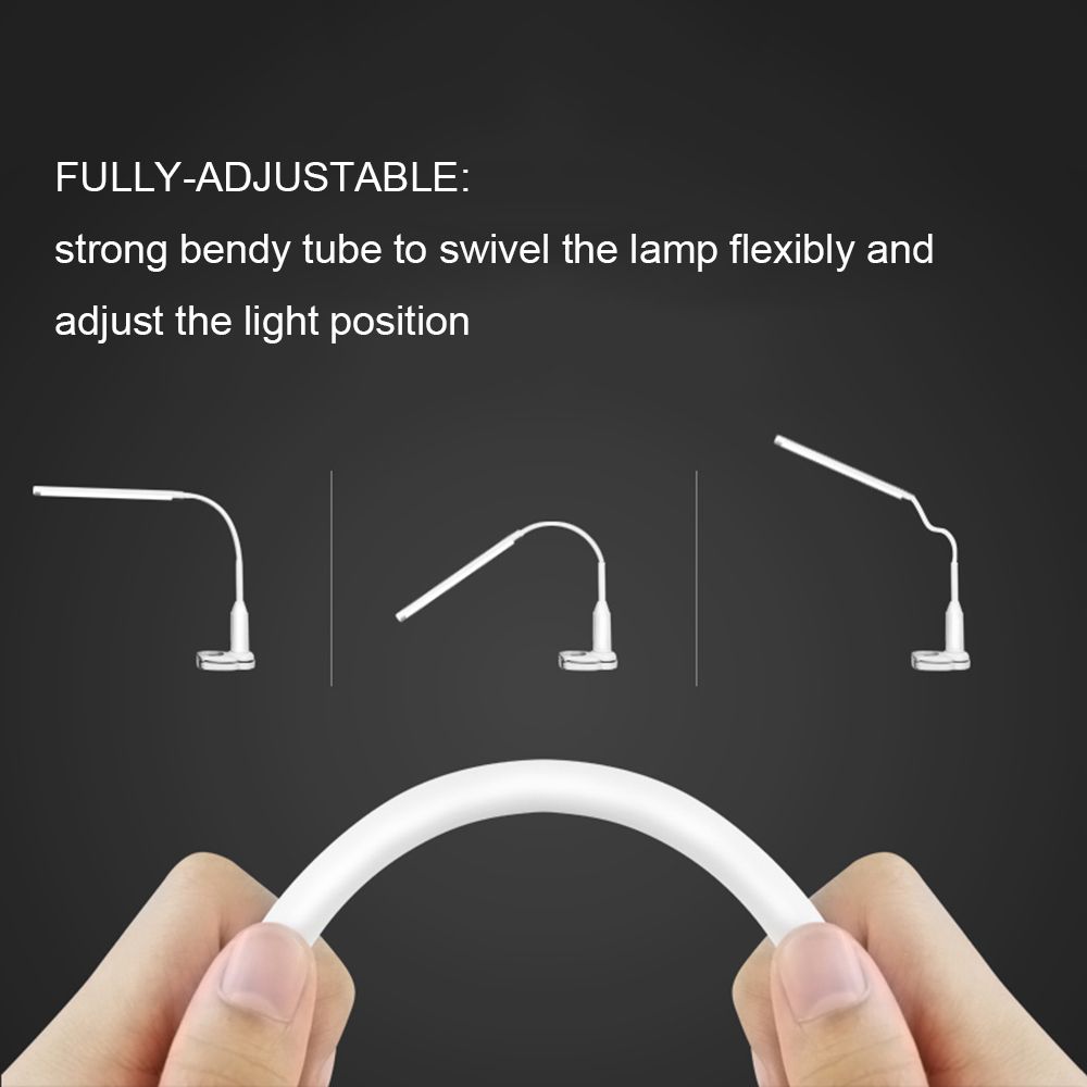 Reading Desk Lamp 5W 24 LEDs Eye Protect Clamp Clip Table