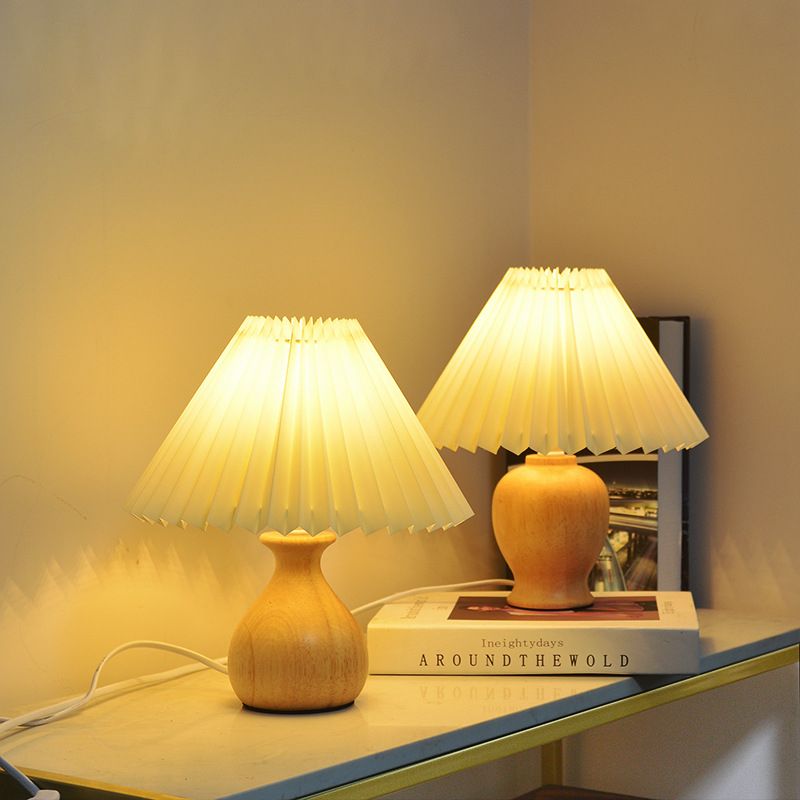 Vintage Rattan Lamp Table Korean Table Lamps For Bedroom