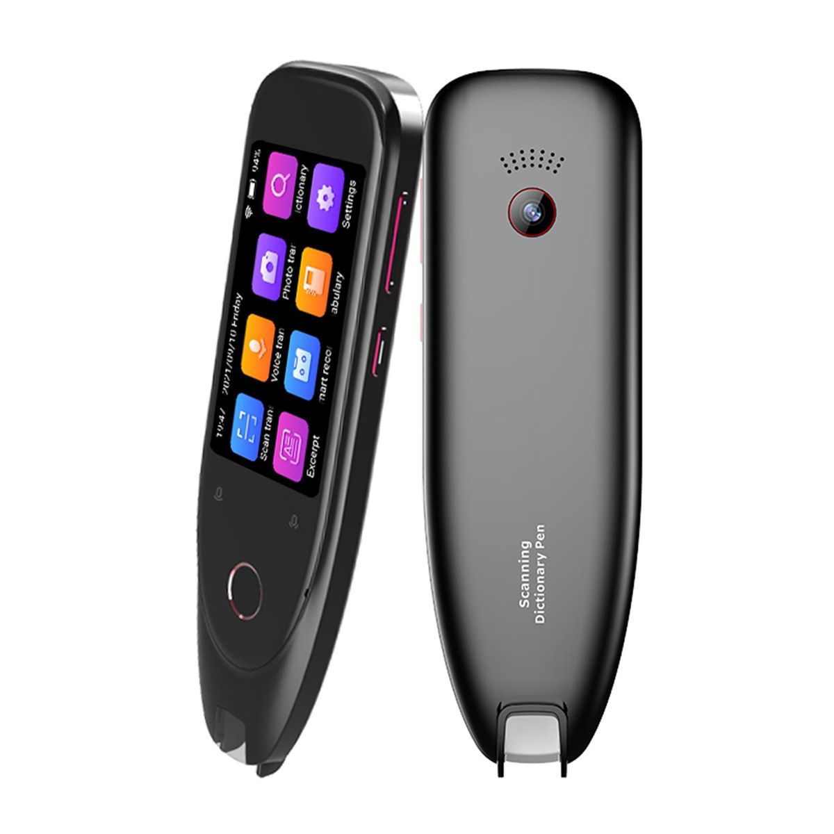 Dictionary Translation Pen Scanner Text Scanning Reading Translator Device Multilingual Scanner Noise Reduction Recording Pen Support 112 Languages Chinese/English/Japanese/Korean Voice Translation Recorder E-dictionary Machi