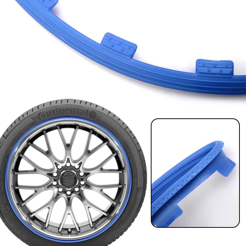 4PCS 18/19/20inch Car Rims Ring Protectors Vehicle Wheel Rims Guard Strips for Ssangyong Volvo Mercedes-Benz Nissan Ford Lincoln