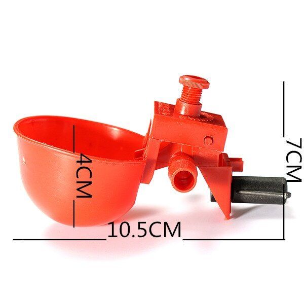 20pcs Automatic Bird Coop Feed Poultry Chicken Fowl Drinker Water Drinking Cups