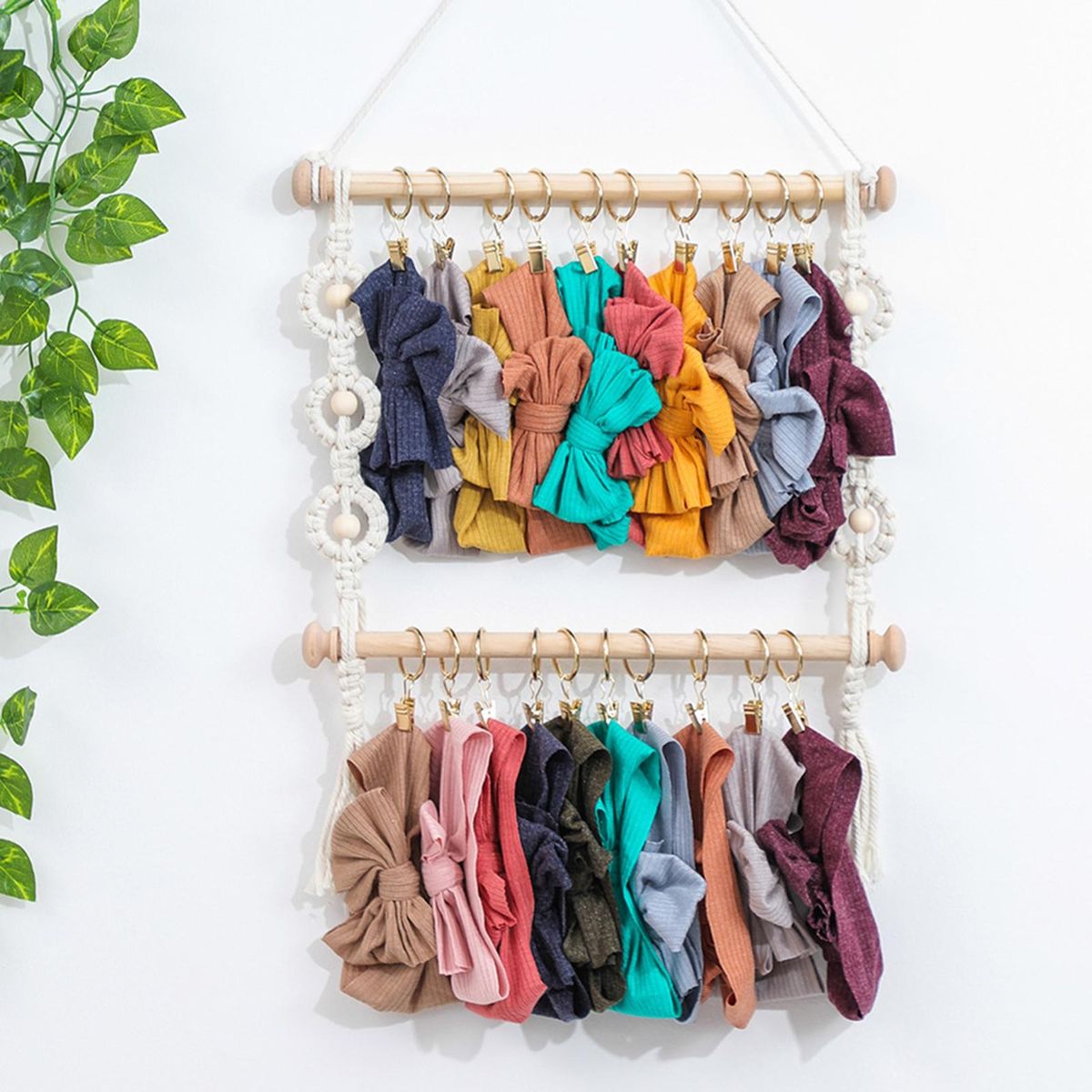 Claw Clip Holder Wall Mounted Hair Clip Organizer