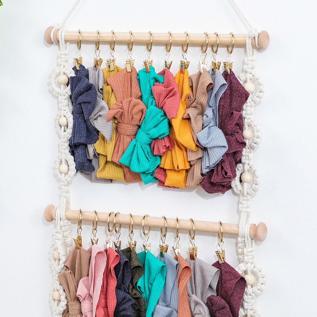 Claw Clip Holder Wall Mounted Hair Clip Organizer