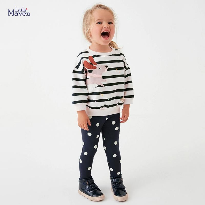 2023 Girls' Sweat Set Autumn Long Sleeve Children's Set European and American Cute