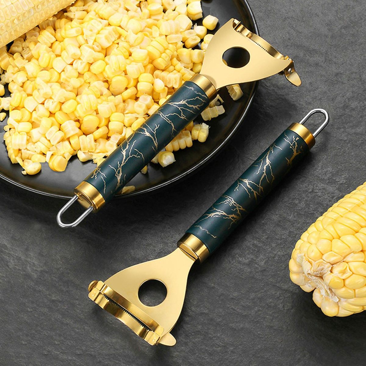 Quick Drying Corn Stripper Easystrip Corn Cob Stripper for Effortless Green