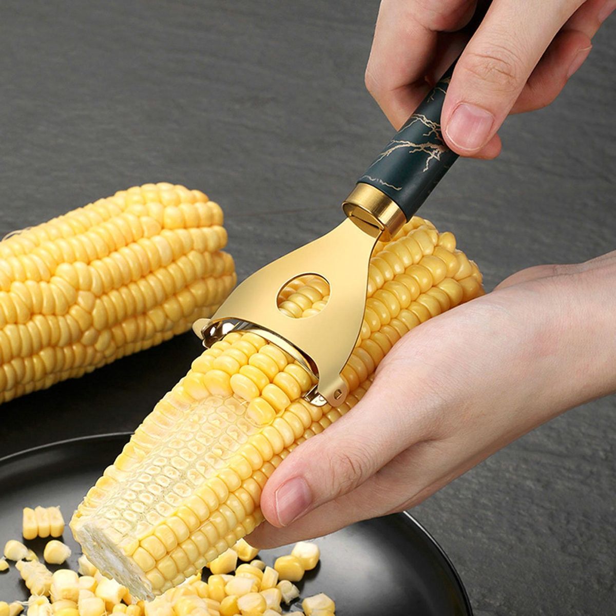 Quick Drying Corn Stripper Easystrip Corn Cob Stripper for Effortless Green