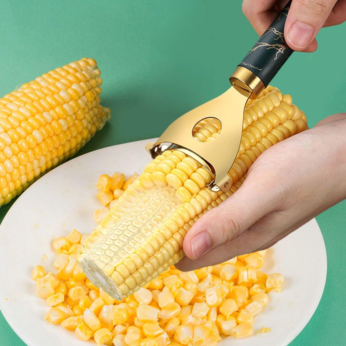 Quick Drying Corn Stripper Easystrip Corn Cob Stripper for Effortless Green