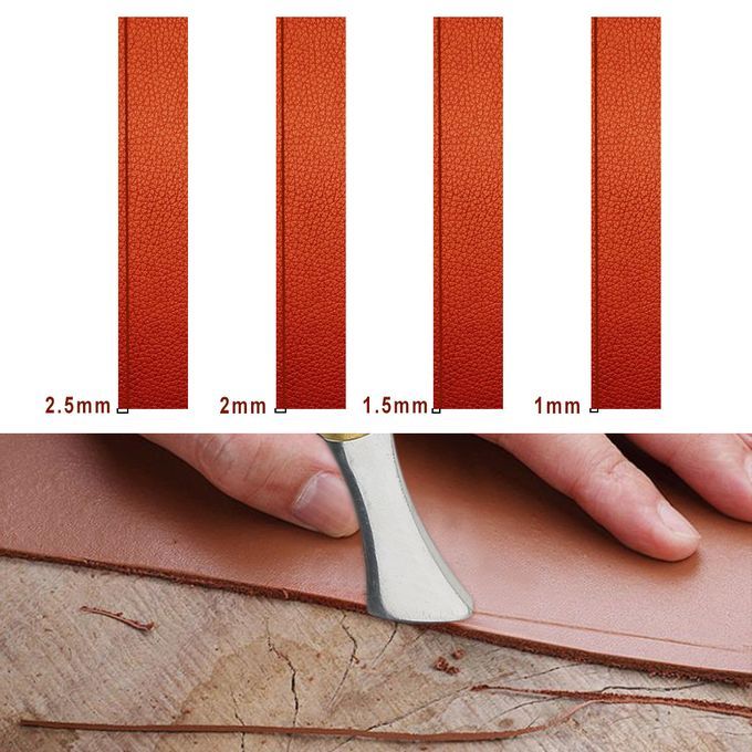 4pcs Leather Edge  Press Leather Edge Line Leathercraft Tools