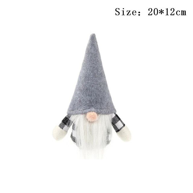 Elf Christmas Ornaments Faceless Doll