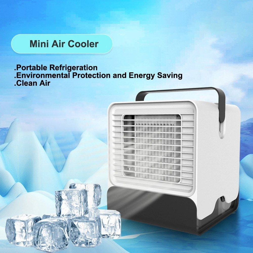 New Summer USB Negative Ion Air Conditioning Fan Mini Air