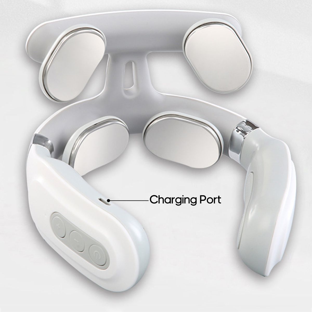 4-Head Cervical Spine Massager Strength Adjustment USB