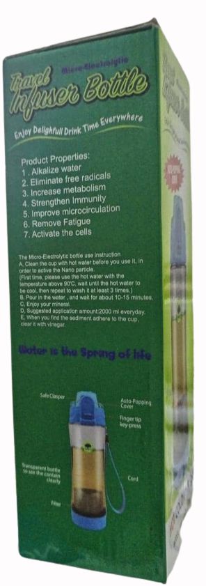 Micro-Electrolytic Bottle For Alkaline Water - 600ml