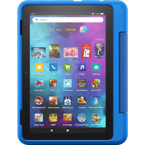 Fire 10 Kids Pro – 10.1” Tablet – Ages 6+ - 32GB ROM - Blue Kid-Proof Case