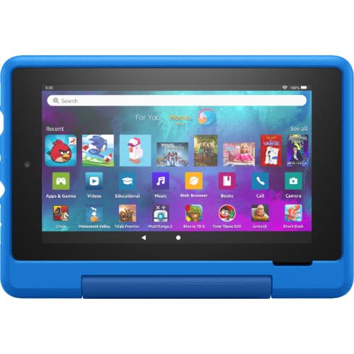 Fire 10 Kids Pro – 10.1” Tablet – Ages 6+ - 32GB ROM - Blue Kid-Proof Case