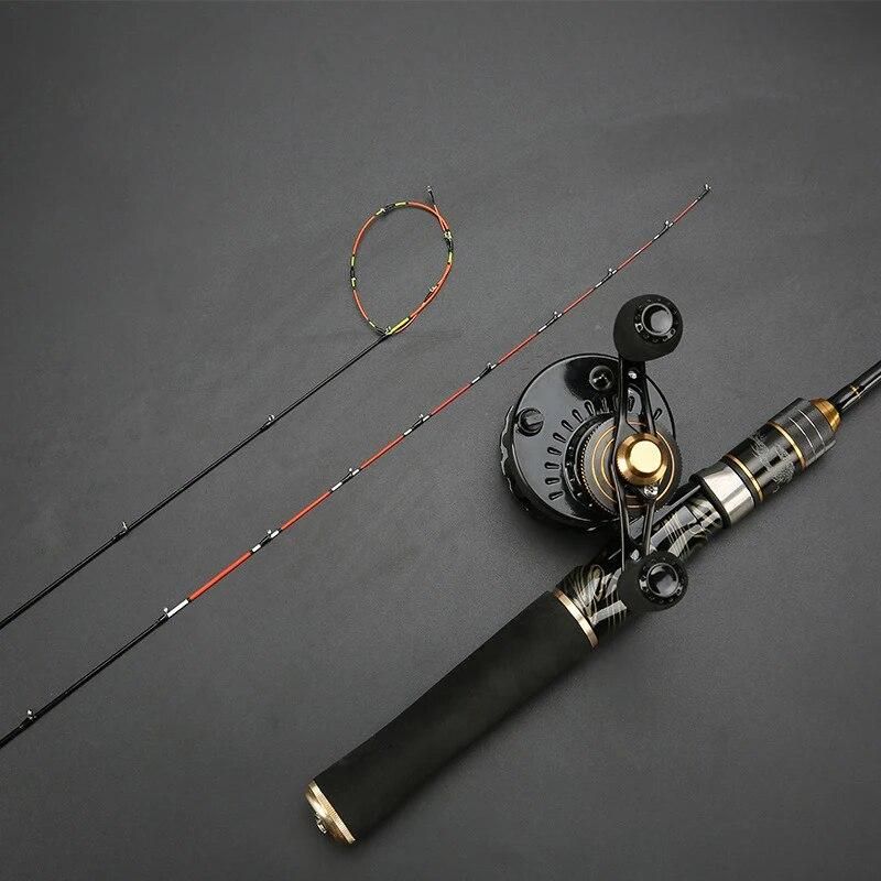 Titanium Alloy Mini Solid Soft Tip Mini Lead Fishing Rod Telescopic Rod Travel Bait Fishing Rod Boat Raft Rod